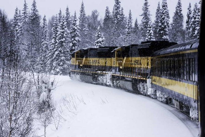 Alaska Railroad Aurora Winter Anchorage to Fairbanks One Way - 8:30 am departure from Anchorage