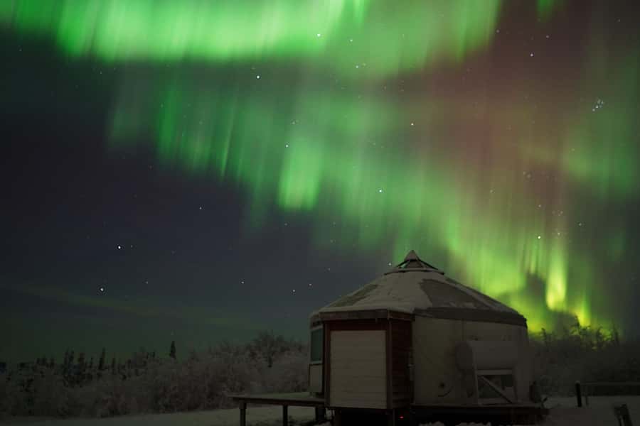 Alaskan Northern Lights/Aurora Borealis Lodges - Leaving Fairbanks for a darker sky