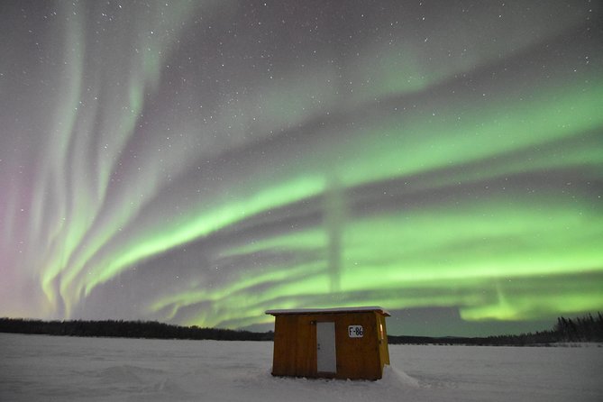 Aurora Borealis Viewing and Ice Fishing Adventure - The heated cabin is more than a backup plan