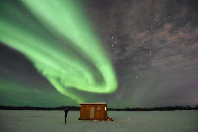 Aurora Borealis Viewing and Ice Fishing Adventure - Reindeer sausage, cocoa, and fresh salmon