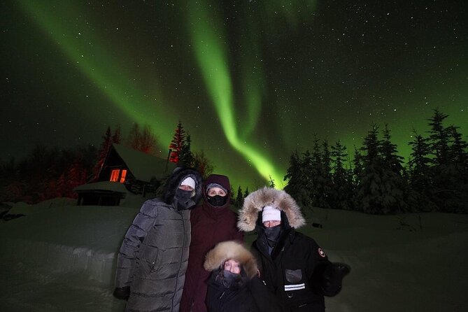 Aurora Viewing - Aurora Husky Lodge , Great view from top of the ridge - What happens when the lights appear