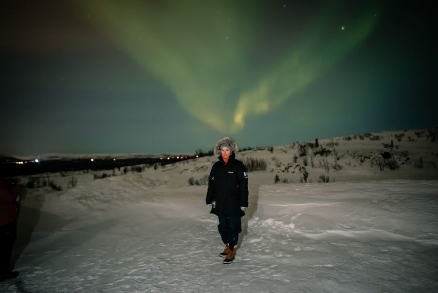 From Alta: Nighttime Northern Lights Spotting Tour - Getting ready for the Arctic night