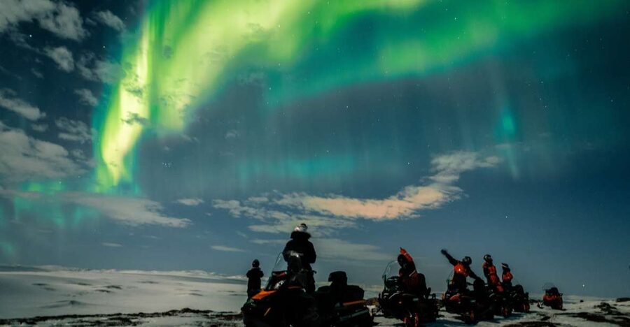 From Alta: Northern Lights Night Adventure By Snowmobile - Leaving Alta for the Arctic night