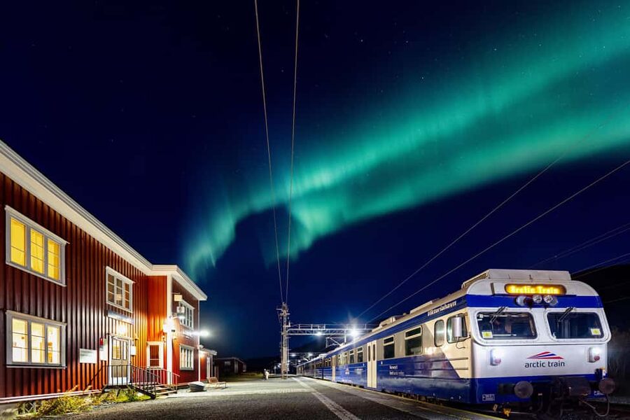 From Narvik: The Northern Lights Arctic Train Guided Tour - The 45-minute ride from Narvik to Katterat