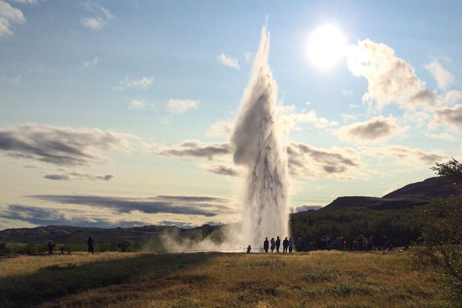 From Reykjavik: Golden Circle and Northern Lights Combo - Gullfoss is the day’s strongest visual stop