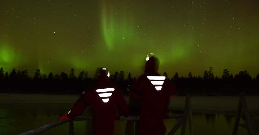 From Rovaniemi: Ice Floating under Aurora Borealis - The transfer from central Rovaniemi