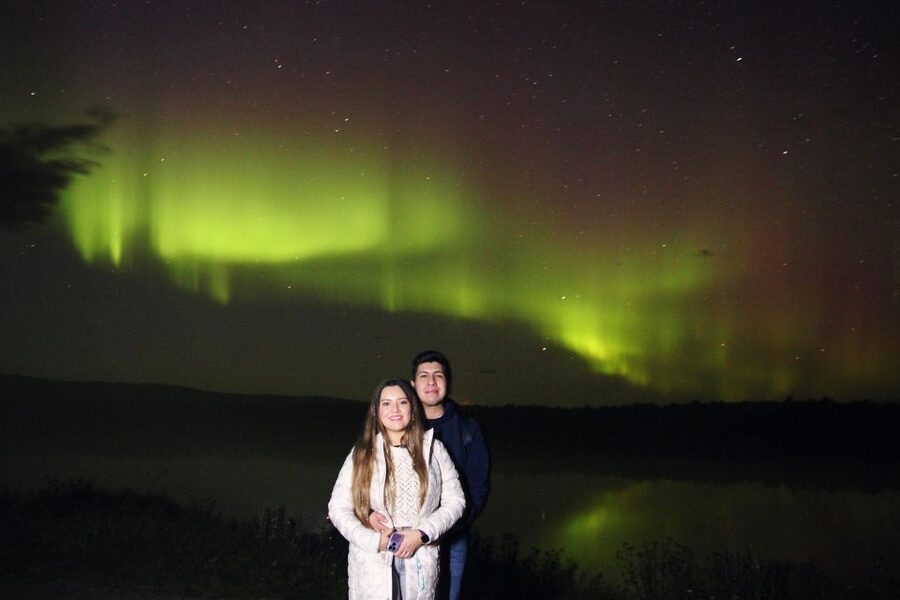 From Rovaniemi: Northern Lights Chase with BBQ and Photos - Leaving Rovaniemi for a darker sky