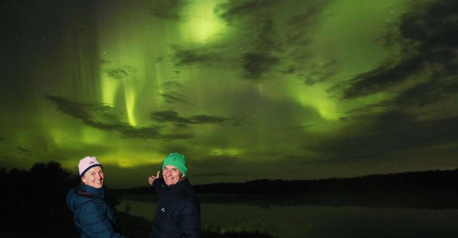 From Rovaniemi: Northern Lights Chase with BBQ and Photos - Three hours built around patience