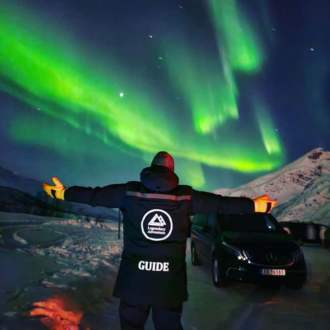 From Tromsø: Northern Lights Chase - What the six-hour route looks like