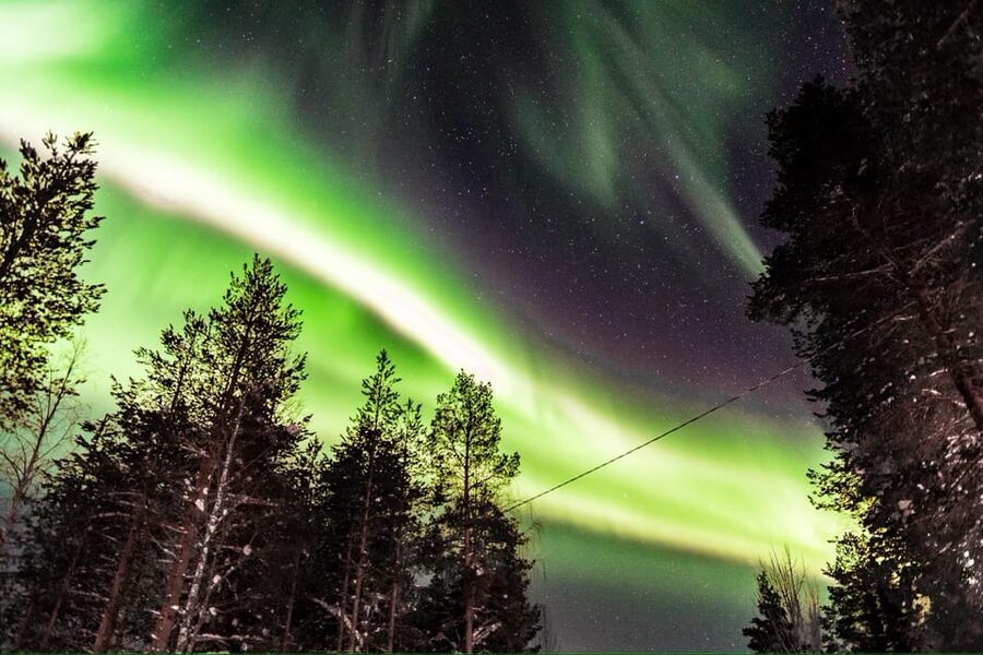 Inari: Northern Lights Hunt Snowmobile Safari - Riding into the dark wilderness