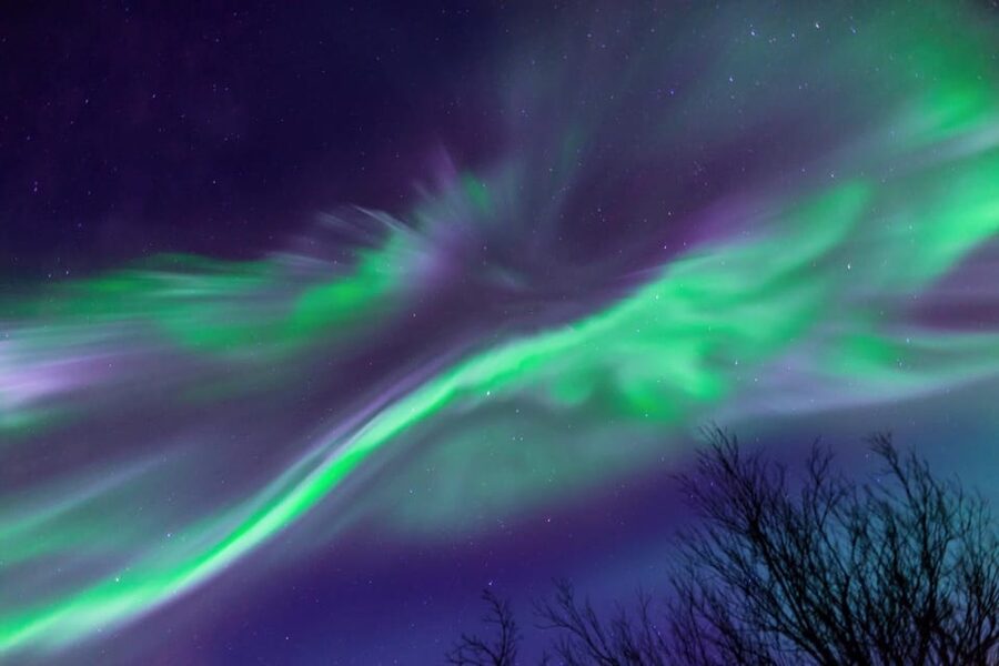 Kiruna: Northern Lights Minivan Chase with Warm Drink - Chasing clearer skies around Kiruna
