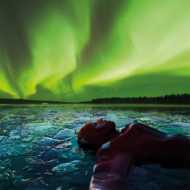 Levi: Ice Floating and Northern Lights Tour - Why floating in a frozen lake feels so unusual