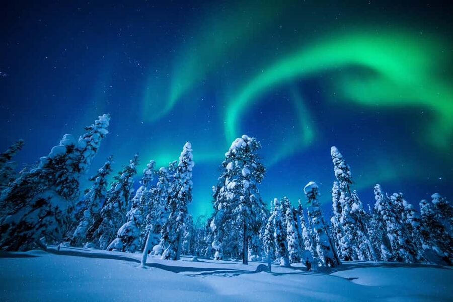 Levi: Northern Lights Hunt with Hot Drink - What happens at Levi Zero Point