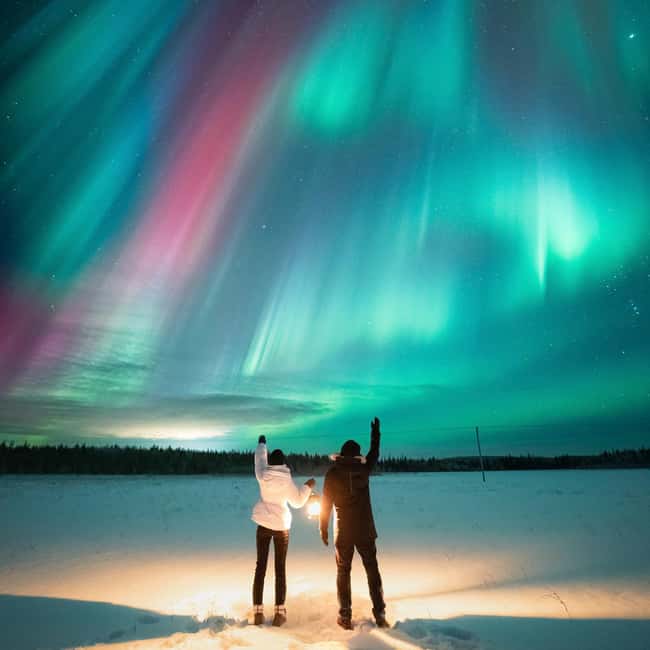 Levi: Northern Lights Pro Guaranteed - Unlimited Distance - From Sirkka into the Arctic night