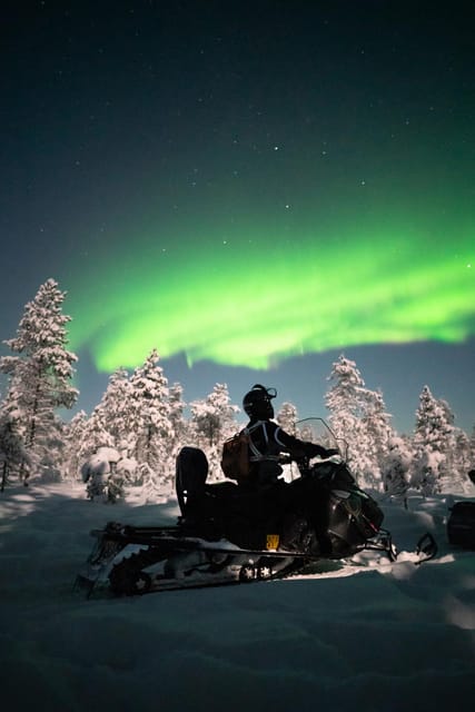 Levi: Northern Lights Sledge Ride - Leaving Levi for the dark Arctic