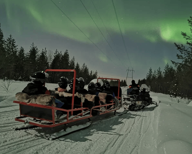 Levi: Northern Lights Sledge Ride - The wilderness stop is the heart of the trip