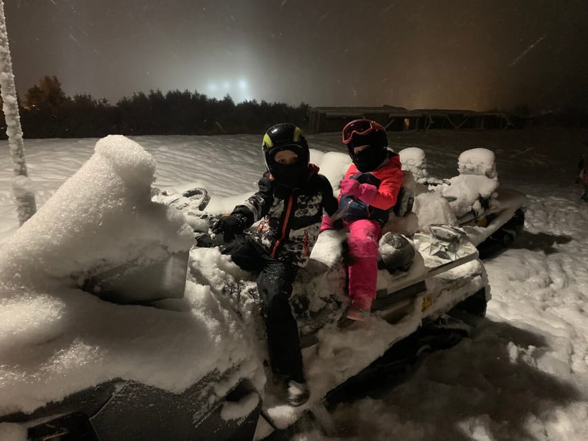 Levi: Northern Lights Snowmobile Safari and Campfire Picnic - How children take part