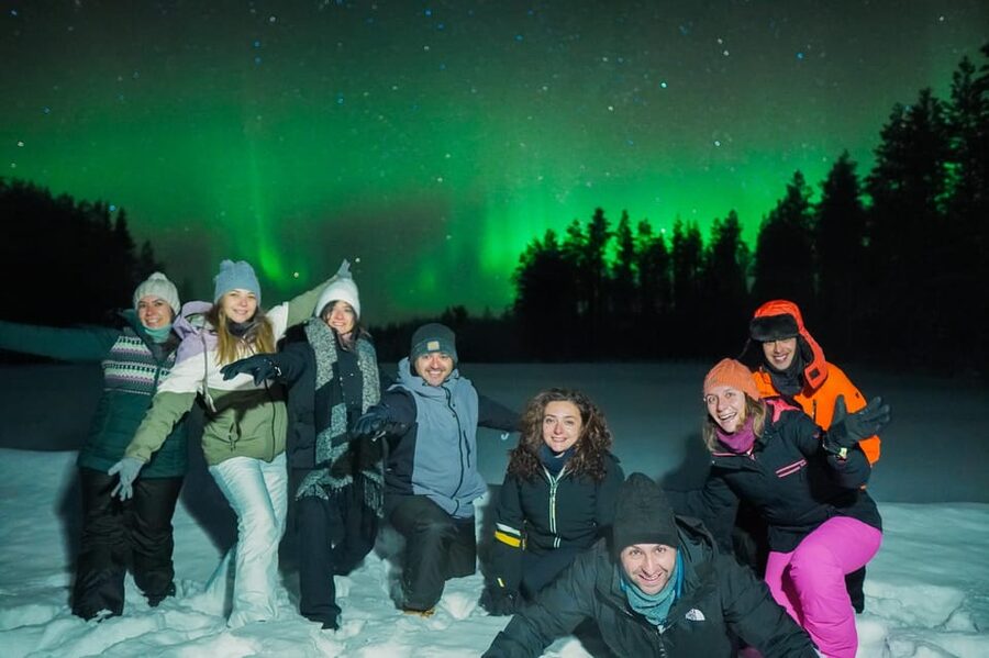 Levi: Northern Lights Tour with Guaranteed Sightings - The first stop may not be the final stop