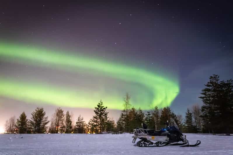 Levi: Snowmobile Northern Lights Hunting Trip - Setting Out From Levi After Dark