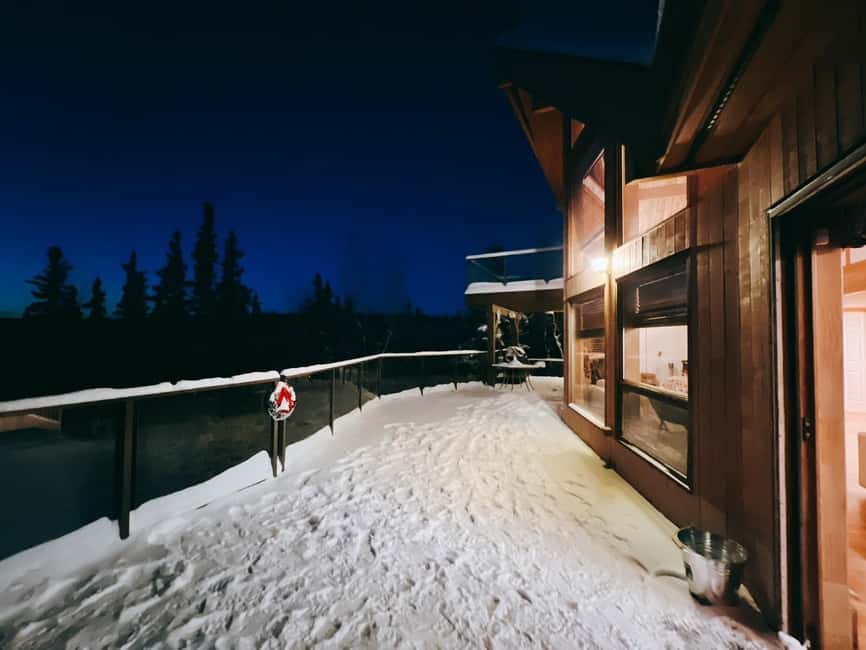 Madeline Lake: Aurora Lodge and Aurora Chasing Tour - Chasing clearer skies when clouds move in