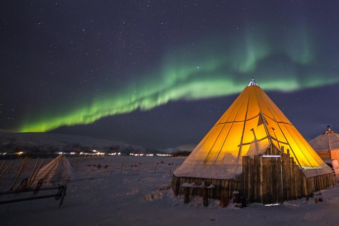 Night Reindeer Sledding with Camp Dinner and Chance of Northern Lights - Sámi stories, history, and joik