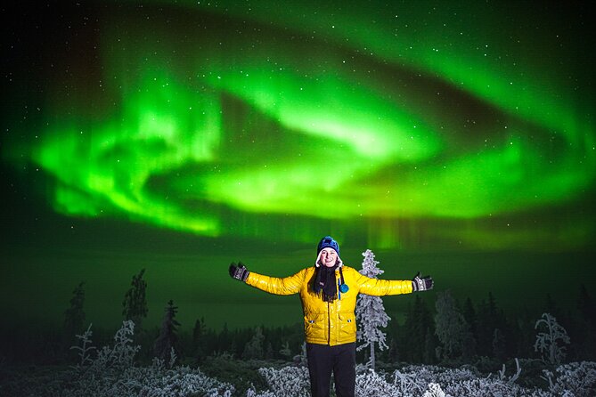 Night Snowshoeing Adventure under the Northern Lights - Snowshoes, forest paths, and the right level of effort