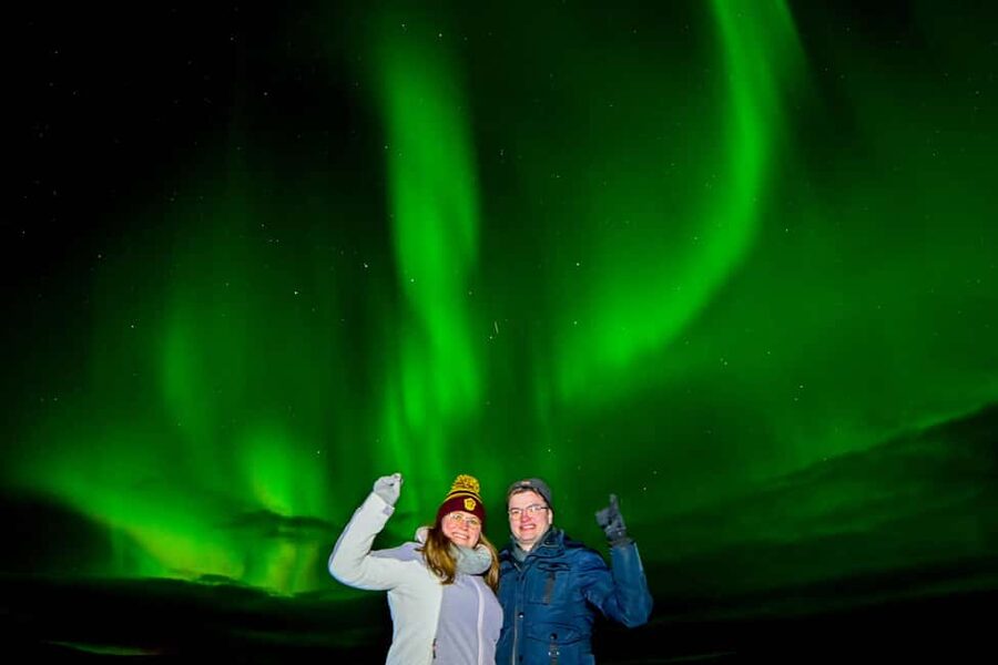 Northern Lights: 4x4 Adventure with Treats, Photos & Cocoa - Leaving Reykjavik in a 4x4 minibus