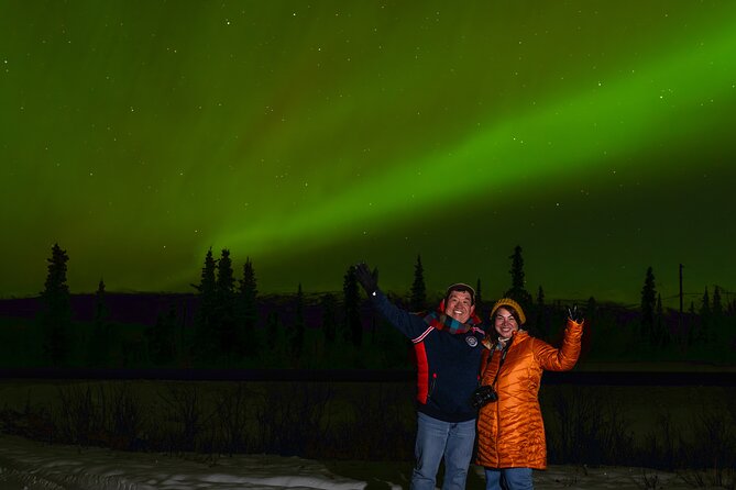Northern Lights Adventure of a Liftetime from Anchorage - What happens at the viewing area