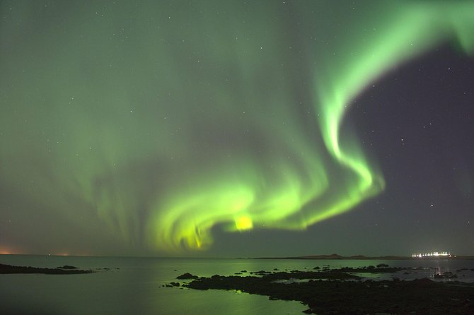 Northern Lights Cruise from Downtown Reykjavik - City lights before the aurora hunt