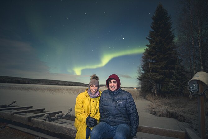 Northern lights hunting photo tour with bbq; small groups - Leaving Rovaniemi for darker skies