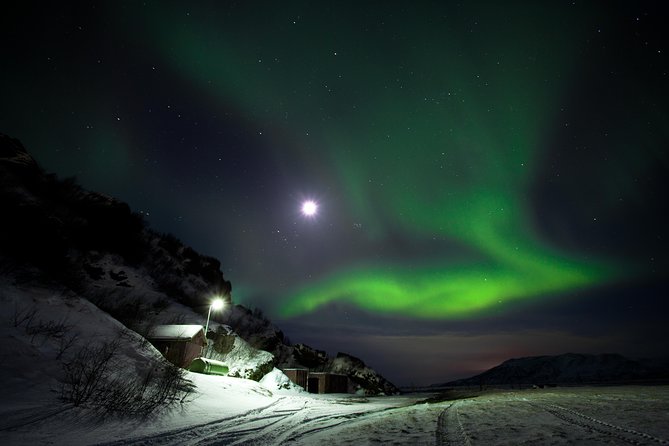 Northern Lights Minibus Tour with Hot Cocoa, Blankets & Photos - Chasing clear skies beyond Reykjavik