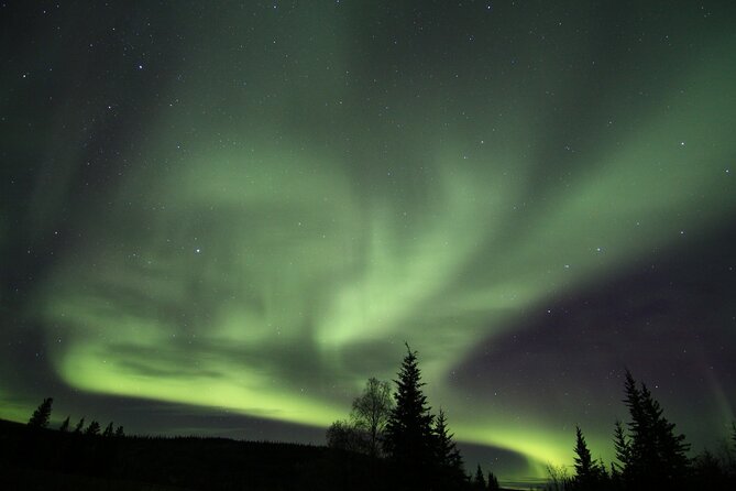 Northern Lights Murphy Dome Viewing in Fairbanks - Hot drinks, cold air, and the van routine