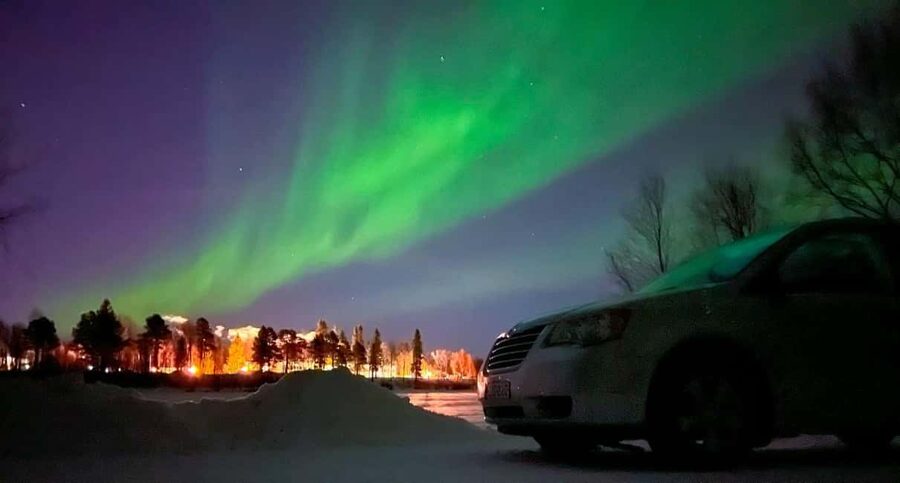 Northern lights private tour Rovaniemi - How the three-hour route works
