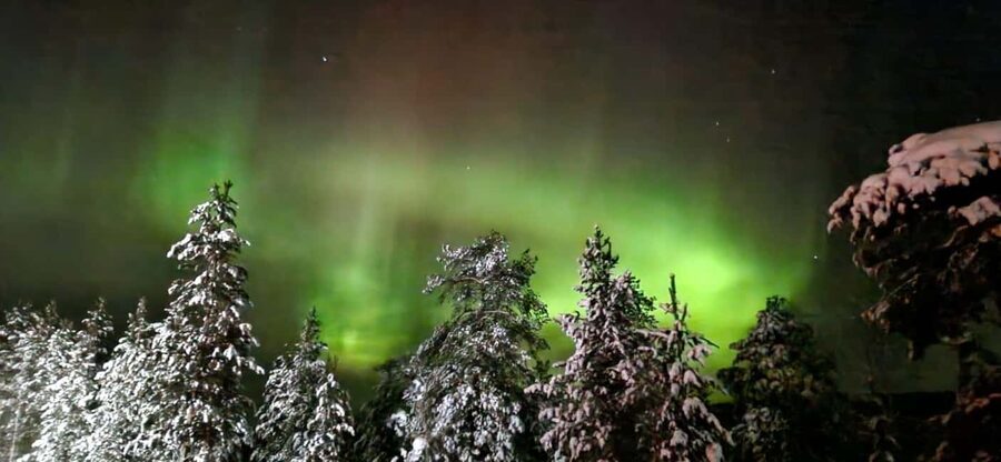 Northern Lights Snowshoe Hike in Levi with Latvian Guide - Leaving Myllyjoentie 2 for a darker sky