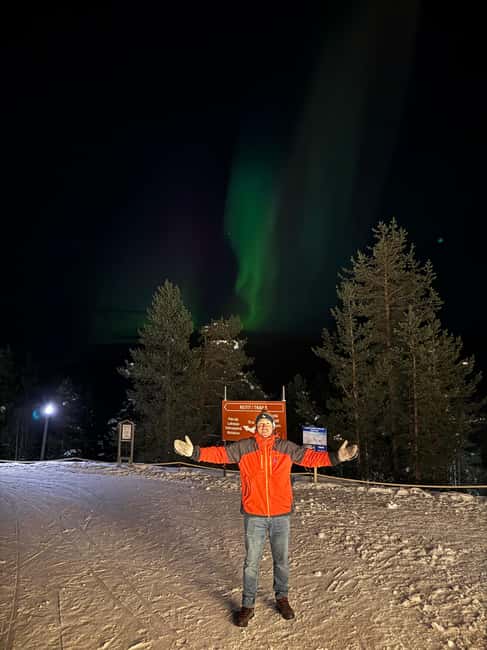 Northern Lights Snowshoe Hike in Levi with Latvian Guide - Snowshoes, headlamps, and a gentle pace