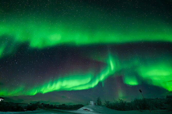 Northern Lights Tour, Photo, Toilet, Meal, Skycam in Mbus - Campfire food, hot drinks, and the heated toilet