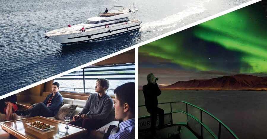 Reykjavik: Northern Lights Motor Yacht Cruise - Faxaflói Bay and the search for darker skies