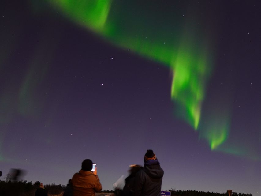 Reykjavik: Northern Lights Tour w/Pro Photos - Small Group - Hot chocolate, cookies, and the wait