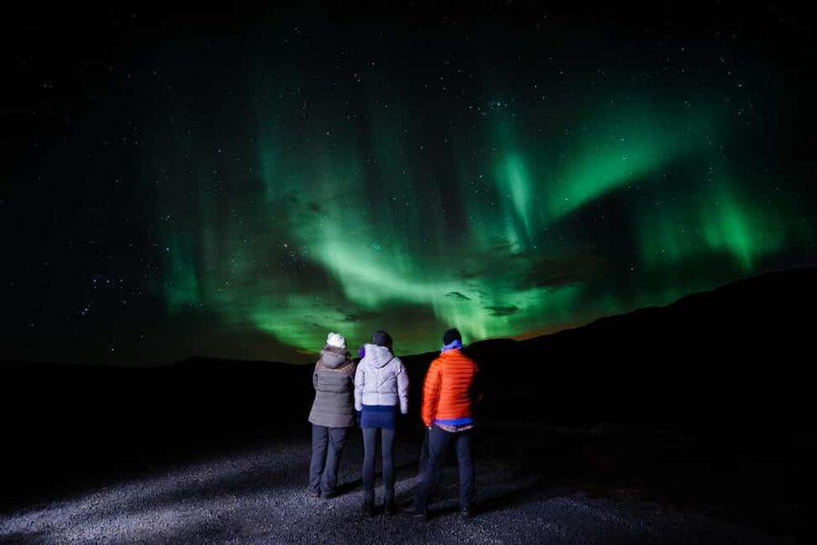 Reykjavik: South Coast, Glacier Hike & Northern Lights Combo - Hunting the Northern Lights after dark