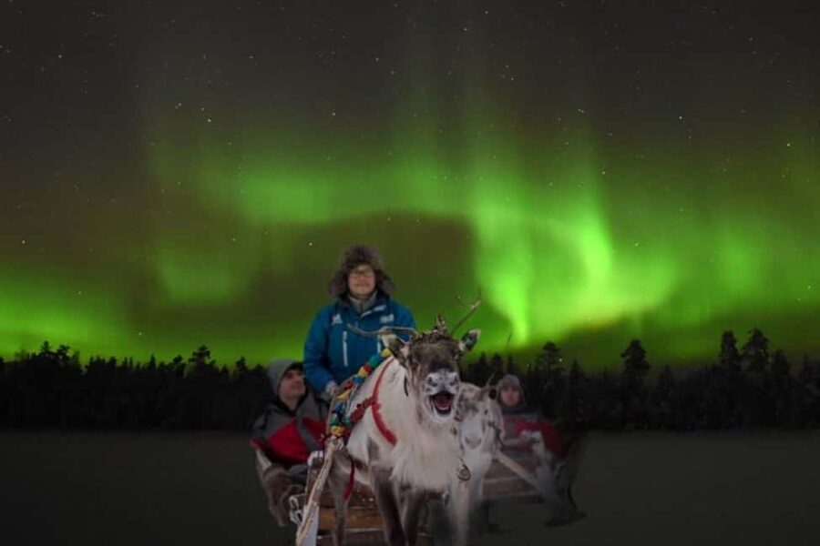 Rovaniemi: 2km Aurora Reindeer Safari Through the Forest - The kota stop adds warmth and context