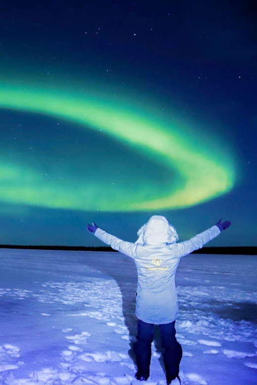 Rovaniemi: Aurora Borealis Trip – Autumn - Leaving Rovaniemi for a darker lakeside sky