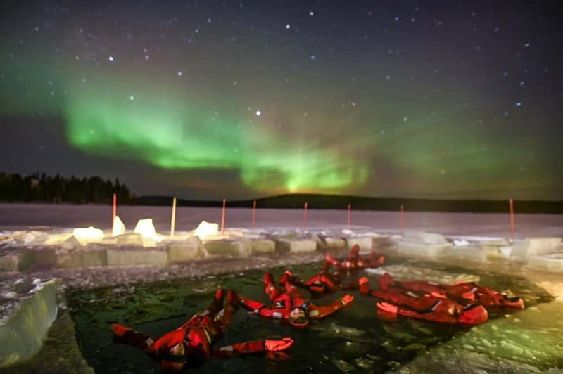 Rovaniemi: Ice Floating in Forest Lake with Aurora Borealis - What the Rovaniemi ice-floating experience is really like