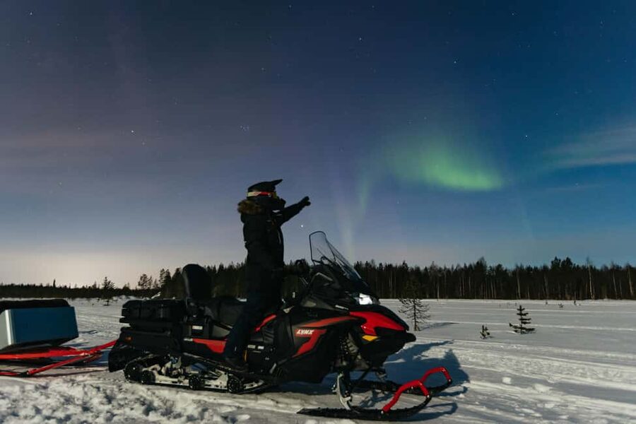 Rovaniemi: Northern Lights Family-Friendly Snowmobile Safari - Pickup, timing, and the real value of $181