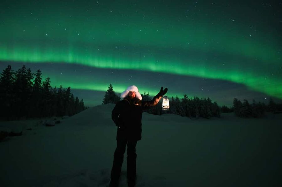 Rovaniemi: Northern Lights Tour - 100% Money Back Guarantee - Leaving Rovaniemi behind
