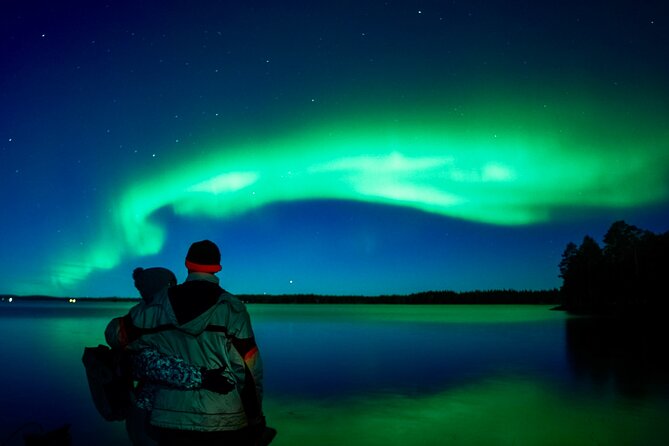 Rovaniemi: Private Aurora Tour with Guaranteed Sightings - Leaving Rovaniemi in a private van