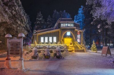 Search for Northern Lights Snowmobiling Trip
