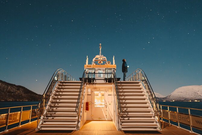 Tromso Aurora Cruise with 3-Course Dinner - Arriving at Kaigata 6 in winter