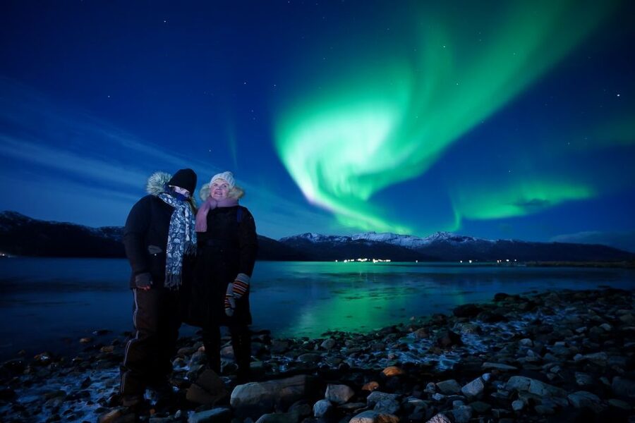 Tromsø: Chase Aurora in Minibus and Free Aurora Portrait - The real value of $141