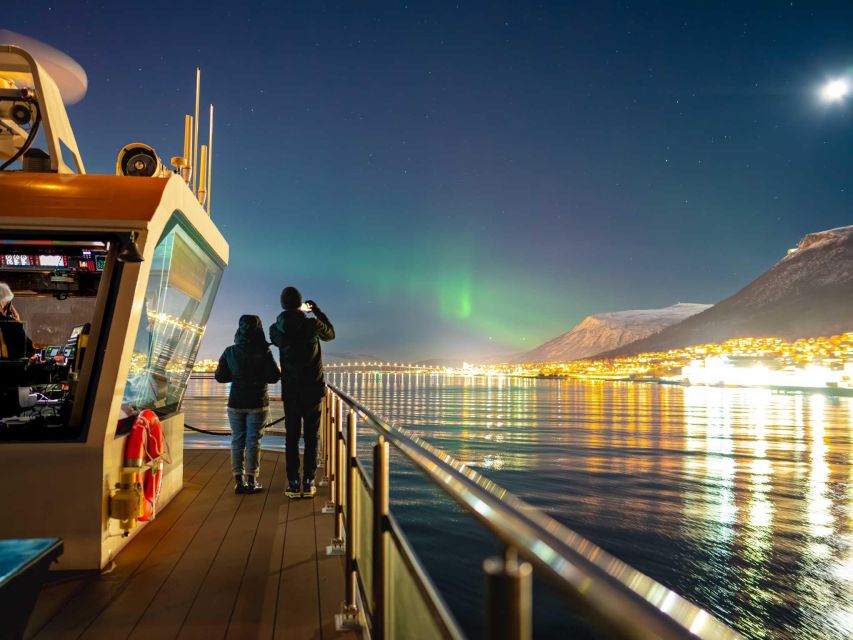 Tromsø: Electric Northern Lights Cruise - Leaving Tromsø for the dark fjords