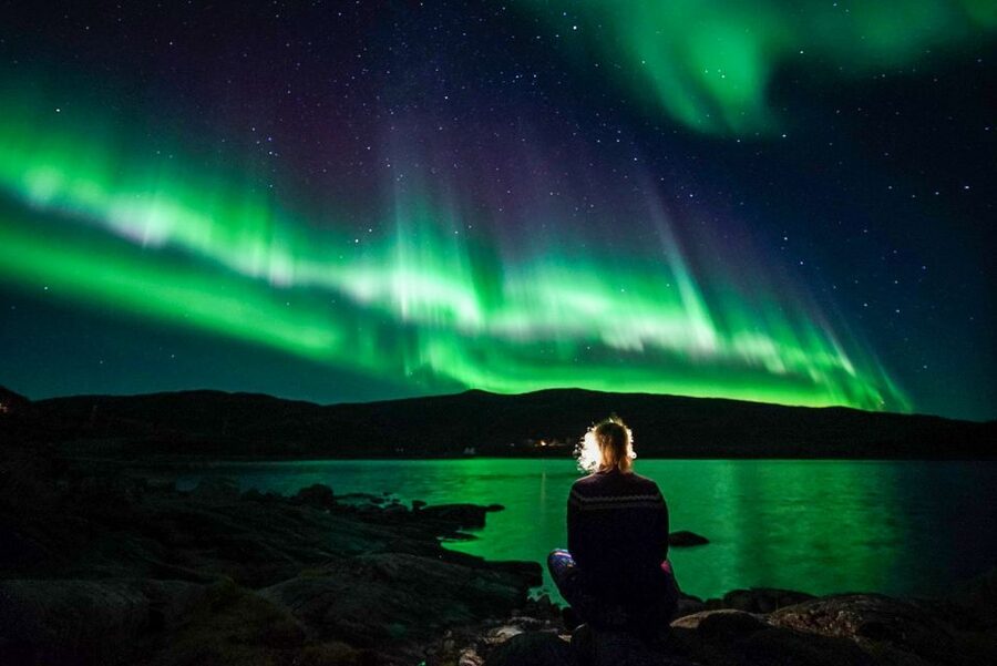 Tromsø: Northern Lights Chase with Photos and Bodysuits - Leaving Tromsø after dark